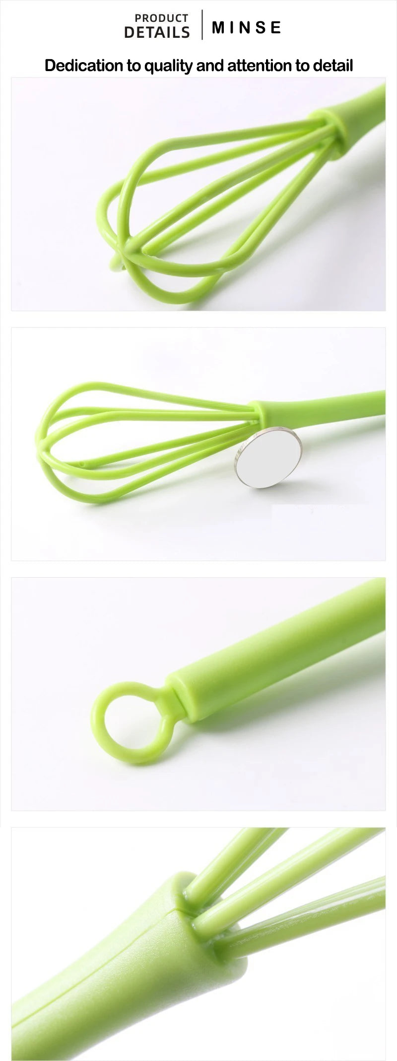 Handmixer met eiergarde - Plastic keukenbakgereedschap