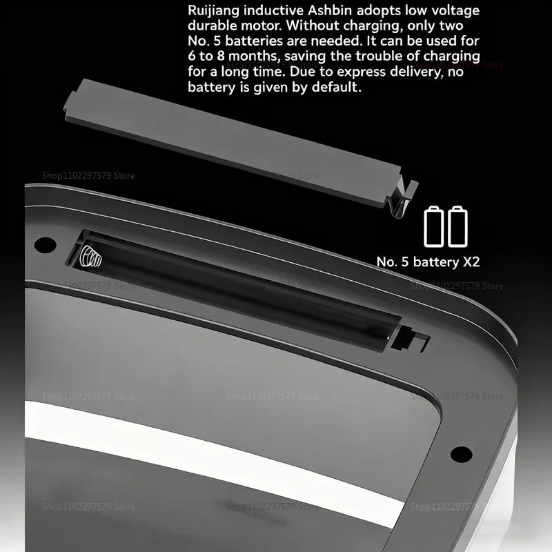 13L Smart Touchless Trash Bin - Automatic Motion Sensor Waste Basket