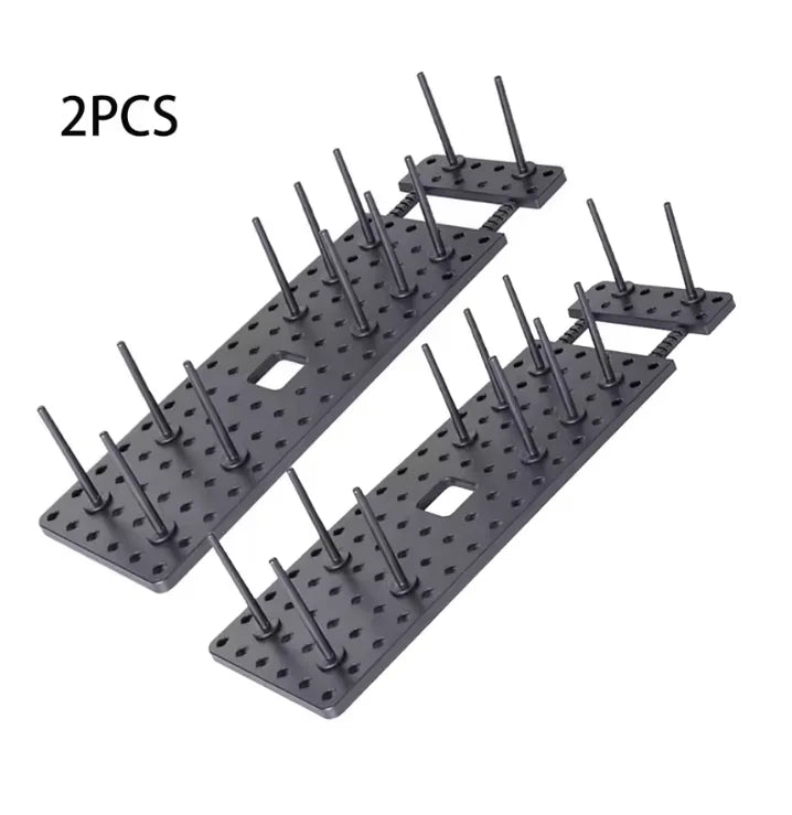 Adjustable Sink Drain Shelf - Kitchen Dish Drying Rack Organizer