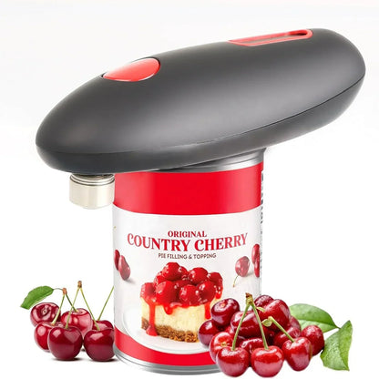 Electric Can Opener - One Touch Automatic Battery Operated Jar & Bottle Opener