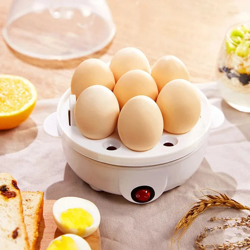 Electric Egg Cooker - Automatic Double Layer Steamer for Perfect Eggs Every Time