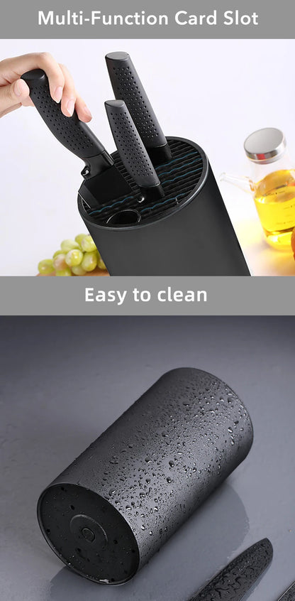 Removable Kitchen Knife Holder 22cm - Drainable Chef Knife Stand