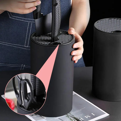 Removable Kitchen Knife Holder 22cm - Drainable Chef Knife Stand