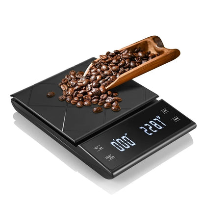 Digital 3kg/0.1g Kitchen Scale with Timer Balance for Precise Baking and Cooking- Kitchen Gadgets Accessories for Home Chefs