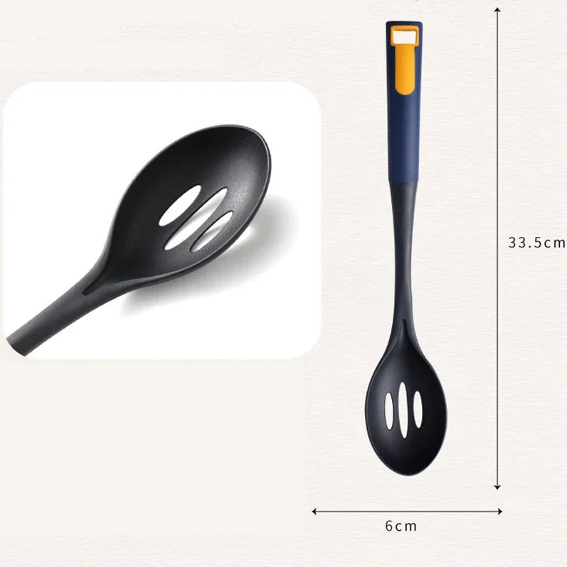 Heat Resistant Silicone Kitchen Utensils Set - Non-Stick Safe Cooking Tools