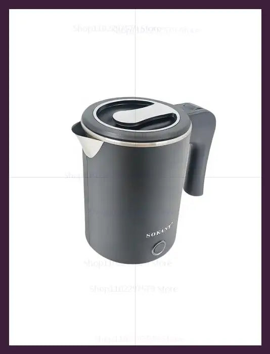 500ML Portable Travel Electric Kettle - Compact Water Boiler for Tea & Coffee