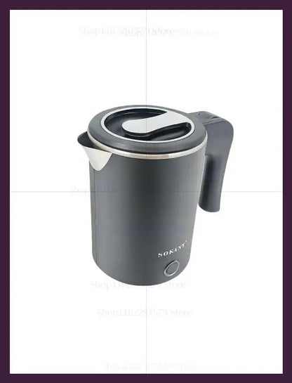 500ML Portable Travel Electric Kettle - Compact Water Boiler for Tea & Coffee