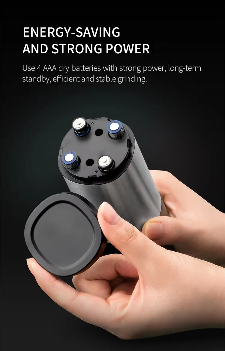 Electric Automatic Salt and Pepper Grinder Set with Led Light Grinder Set Spice Mill Adjustable Spices Grinder Kitchen Tools