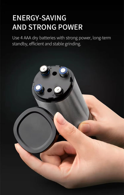 Electric Automatic Salt and Pepper Grinder Set with Led Light Grinder Set Spice Mill Adjustable Spices Grinder Kitchen Tools