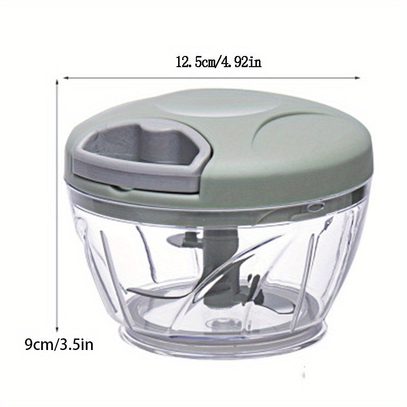 Multifunctionele groentesnijder en knoflookpers - handmatige voedselsnijder