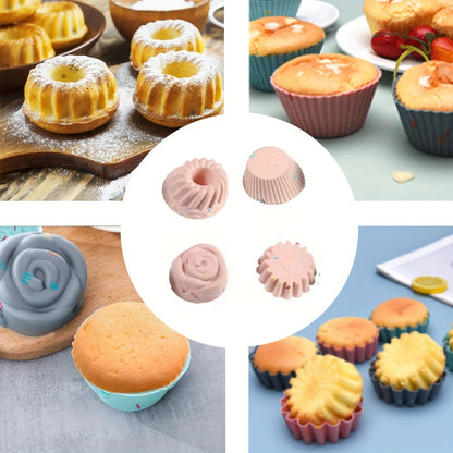 33-Piece Silicone Baking Set - Complete Cake Pan, Muffin Cups & Tools Kit